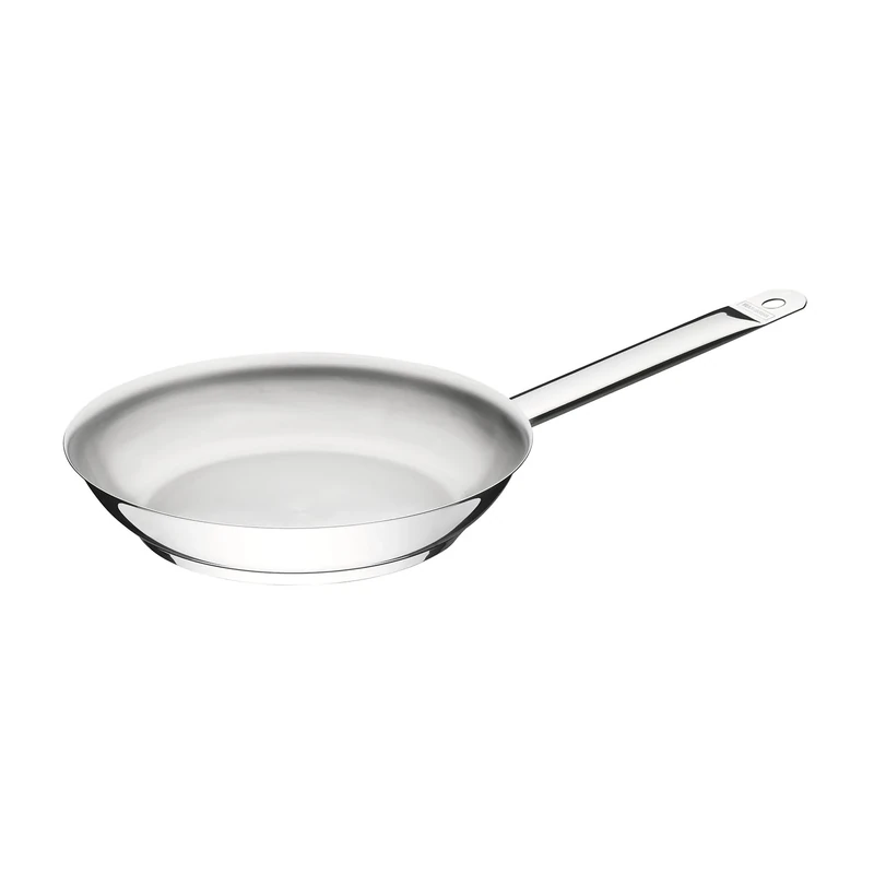 Tramontina 26-cm 2L Stainless Steel Frying Pan, for Induction Hobs, Gas, Ceramic, Electric, Oven and Dishwasher-Safe