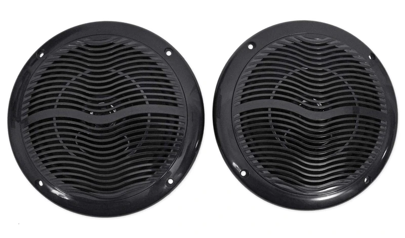 Rockville Rmc65b Pair 6.5 Inch 600 Watt Waterproof Marine Boat Speakers 2-Way Black