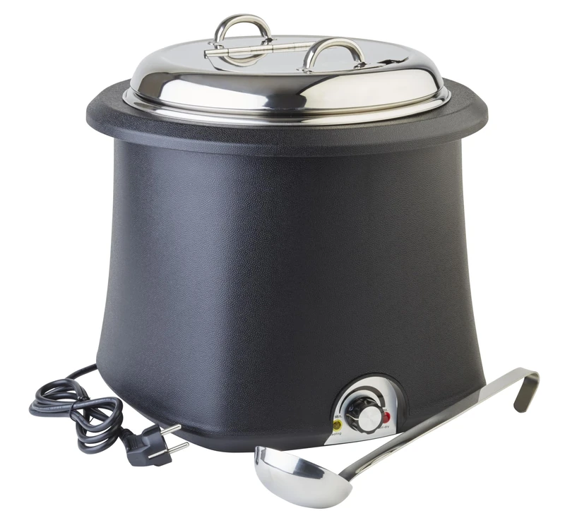 APS Electric Stock Pot Made of Stainless Steel With A Diameter of 38 cm with a height of 36.5 cm - Image 1
