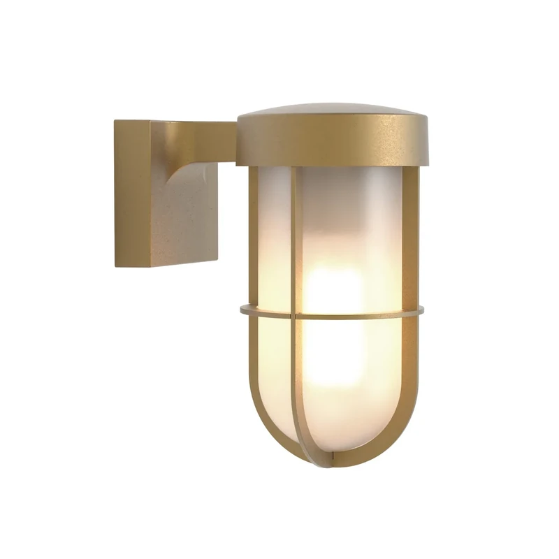 Astro Exterior Wall Light, Zinc, 60 W, Antique Brass