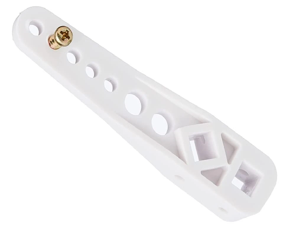 Merriway BH04065 Multi Adjustable Plastic WC Toilet Cistern Replacement Flush Lever Arm - White