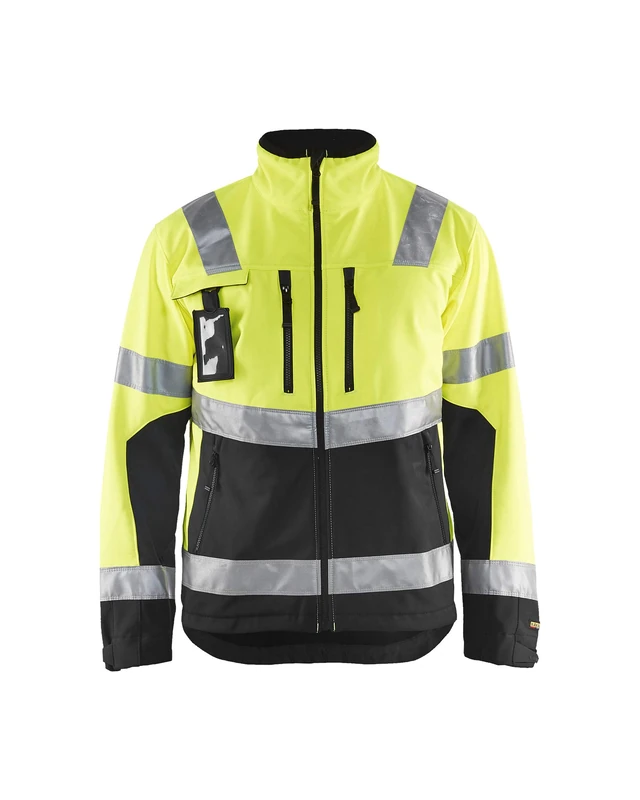 Blakläder 4900251733994XL Size 4X-Large Cl.2 "High Vis" Softshell Jacket - Yellow/Black