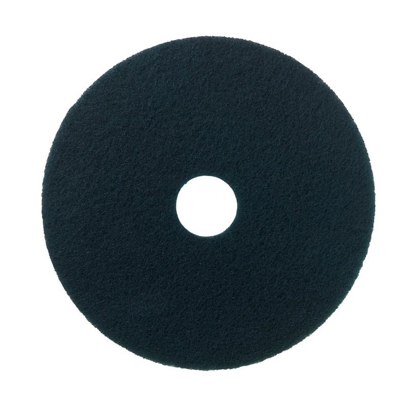 Scotch-Brite Floor Pad, Blue, 457 mm | pack of 5 | for scrubbing | reusable and washable polishing pad resists clogging and loading