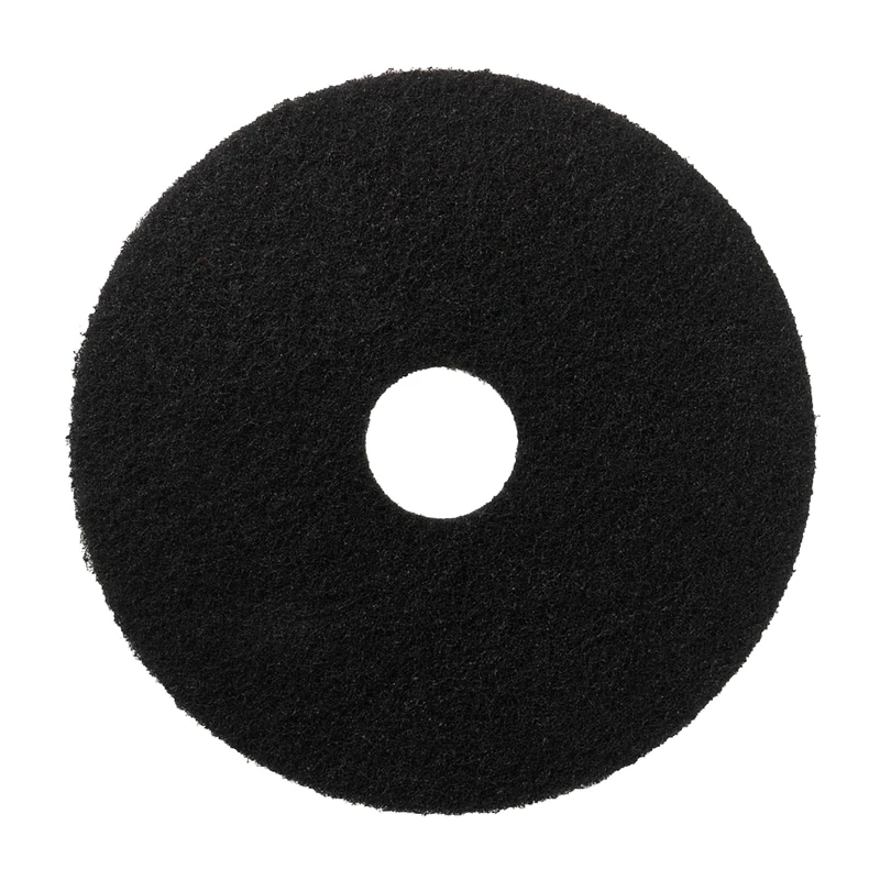 Scotch-Brite Floor Pad, White, 381 mm | pack of 5 | for dry polishing and buffing | reusable and washable polishing pad resists clogging and loading