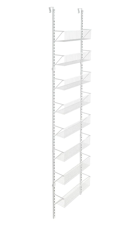 ClosetMaid 97535 Adjustable Wall & Door 8-Tier Basket Organizer, 18", White