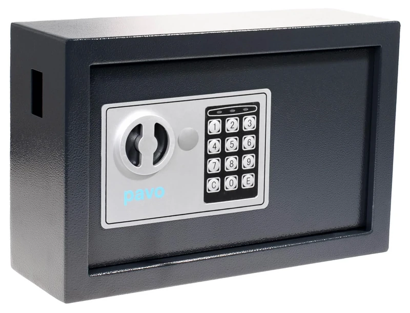 PAVO High Security Key Cabinet for 20 Keys, Grey