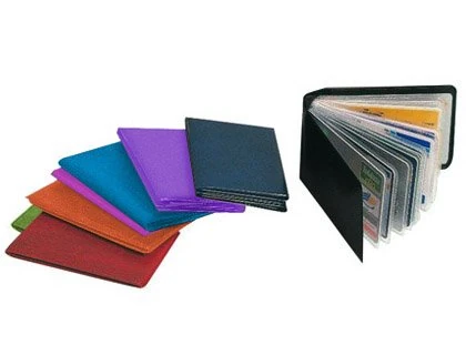 Credit Card Holder Made of PVC Opaque Base Capacity 10 Cards Assorted Colours Display Case of 30 Units - Image 1