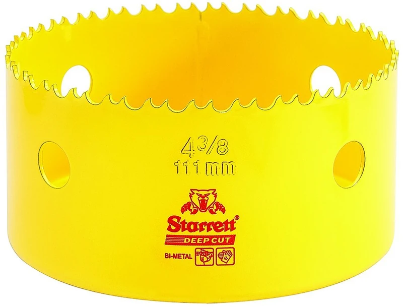 Starrett dch111 – Crown Perf. Bimetal Deep Cut 111 mm. Diam.