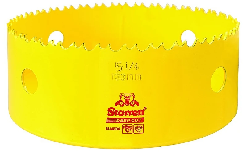 Starrett DCH0514 Bi Metal Deep Cut Hole Saw, 133mm