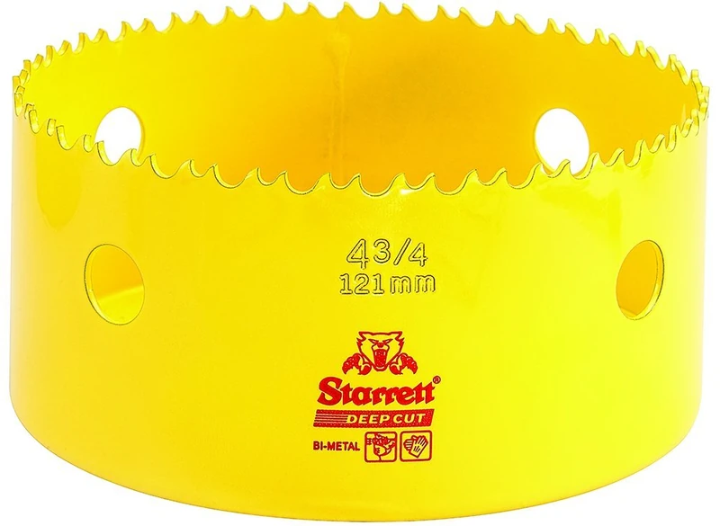 Starrett dch121 – Crown Perf. Bimetal Deep Cut 121 mm. Diam.