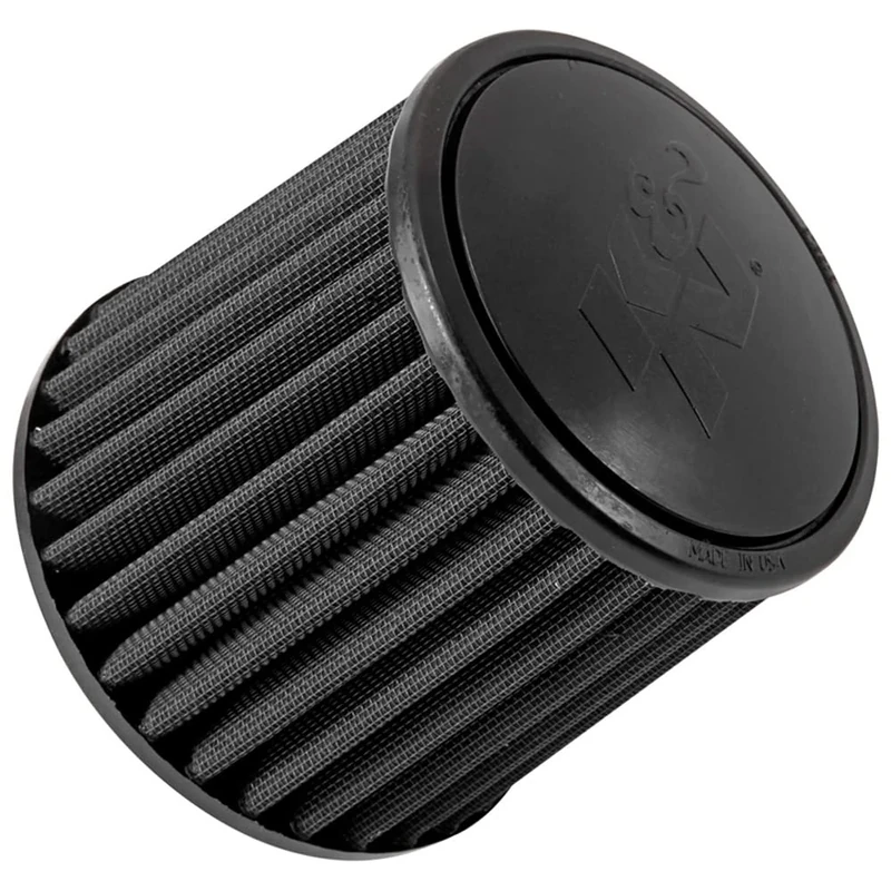 K&N Black Dryflow Air Filter Universal Conical 70 mm Flange, 152 mm Base Diameter, 133 mm Top Diameter, 133 mm Height (RU-3103HBK)