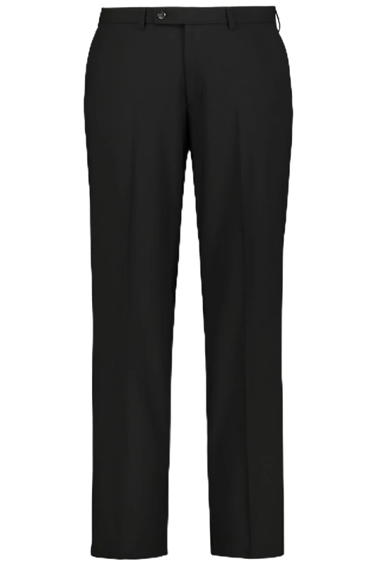 JP 1880 Menswear Big & Tall Plus Size L-8XL Mix & Match No Iron Suit Pants Black 66 705533 10-66