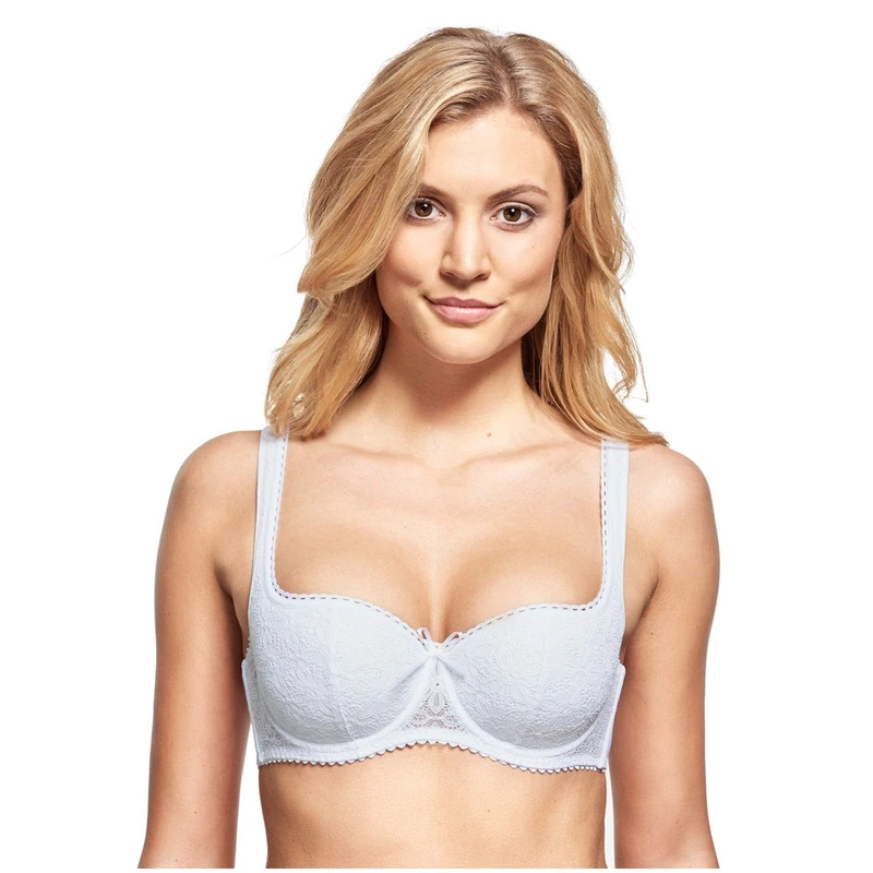 Susa Women's Damen BH (Push-up) 7592 Bra, White (003), 40A UK, 90A EU - Image 1