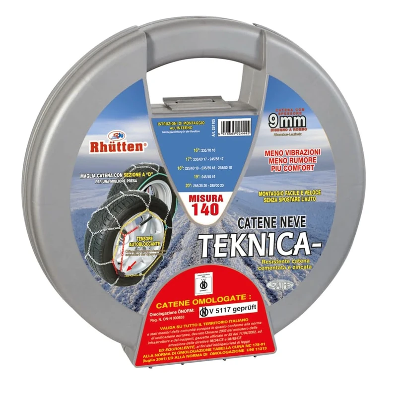 TEKNICA 140 Rhombus Snow Chains 9 mm