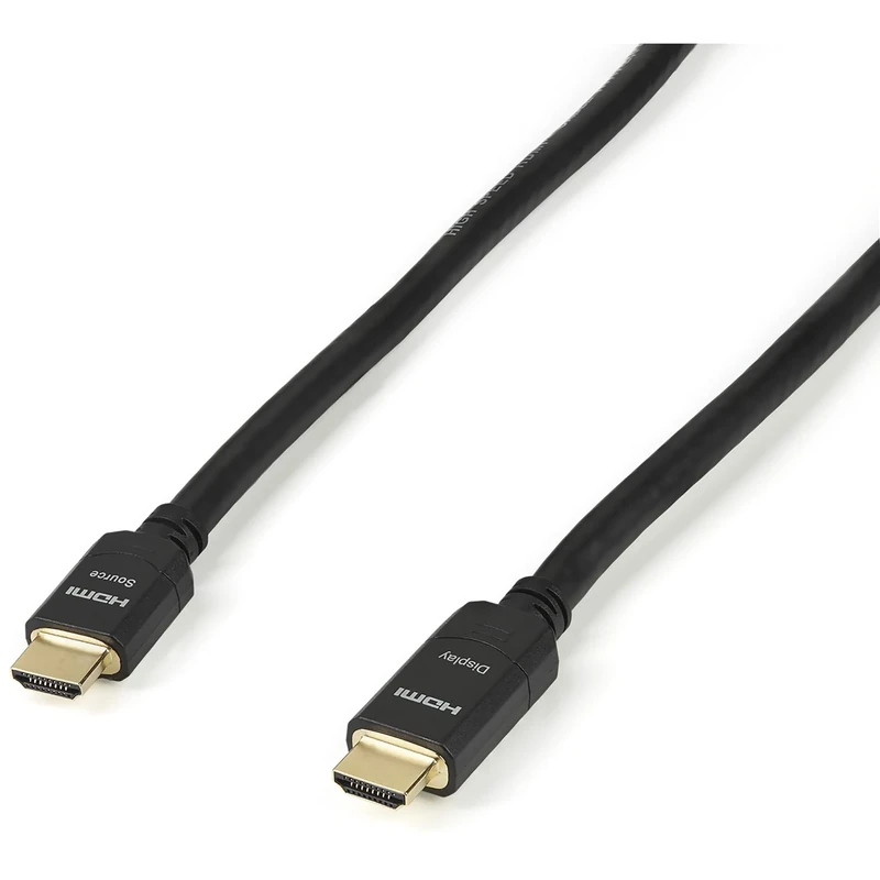 StarTech.com 66ft (20m) Active HDMI Cable - 4K High Speed HDMI Cable with Ethernet - CL2 Rated for In-Wall Install - 4K 30Hz Video - HDMI 1.4 Cord - For HDMI Monitor, Projector, TV, Display (HDMM20MA)