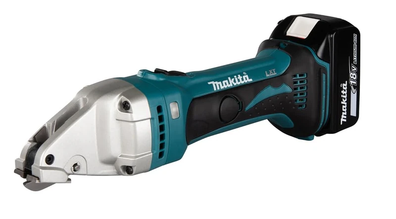 Makita DJS161RTJ 18V Li-ion LXT 1.6mm Straight Shear Complete with 2 x 5.0 Ah Batteries and Charger Supplied in a Makpac Case