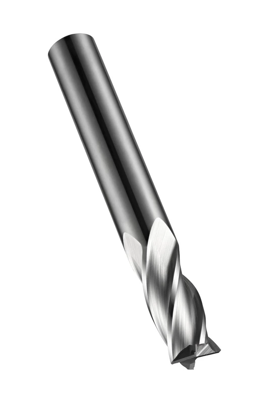 Dormer S904 Carbide 4 Flute End Mill/Milling Cutter with Bright Finish, DIN 6535HA Shank