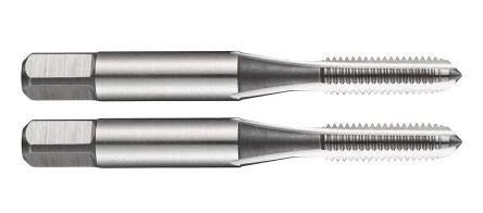 Dormer E105M10X1.0NO9 Series E105 HSS Straight Flute Serial Hand Tap Metric Fine with Bright Finish, DIN352 Standard, NO9, MF10 x 1.00 mm Thread, 63 mm Length
