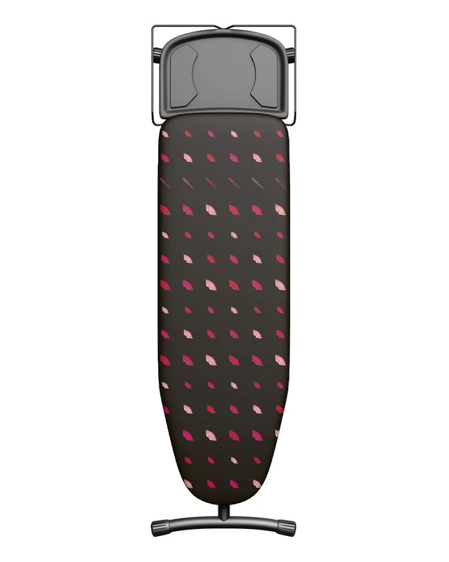 Ironing Board Plusboard Lips, 42cm x 125cm, 100% Cotton, Adapts to Most Steam Generators, Adjustable Height, Iron Rest, Secure Closure System, Integrated Wheels, 9Kg, Easily Stored