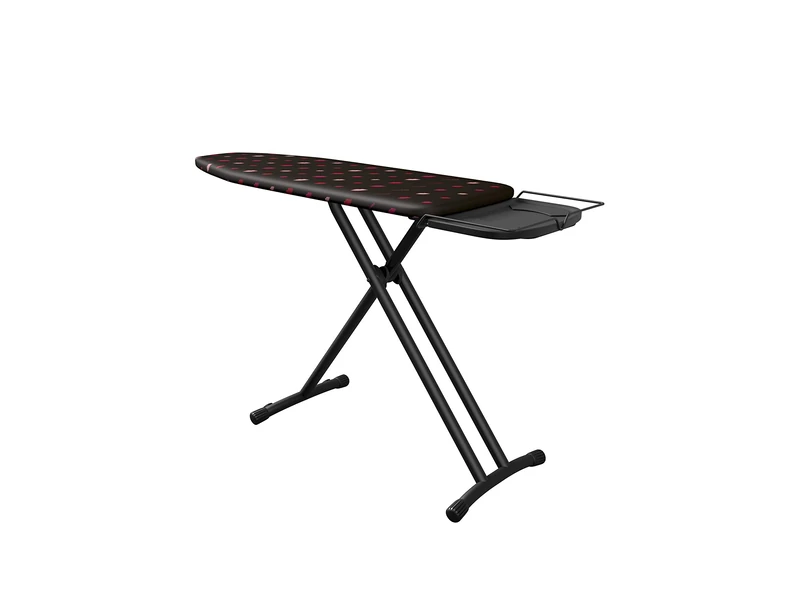 Ironing Board Comfortboard Lips, 38cm x 120cm, 100% Cotton, Adapts to Most Steam Generators, Adjustable Height, Iron Rest, Secure Closure System, Easily Stored