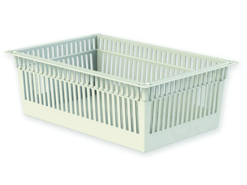 Gima - Modular Tray/Drawer Made of ABS Plastic, Grey Colour, Open Type, for ISO Trolleys, Size 600 x 400 x 200 mm