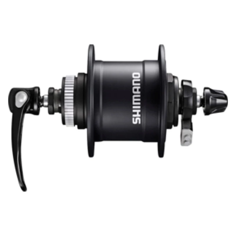 Shimano Dht4050 Hub Dynamo Black One Size