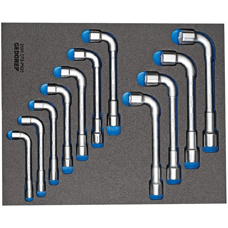 GEDORE Double Socket Set in Check Tool Module, 11 Piece, 1 Piece, 2005 CT2-25PK