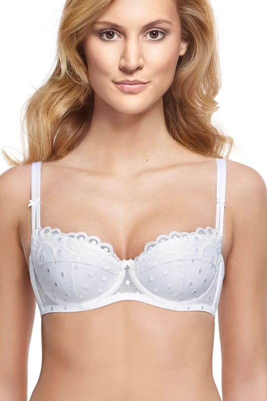 SUSA Women's Wiesn Zauber Bra, Weiß, C80