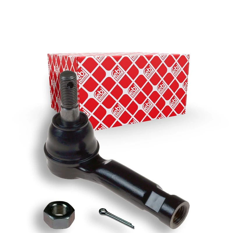 febi bilstein 48132 Tie Rod End with nut and cotter pin, pack of one
