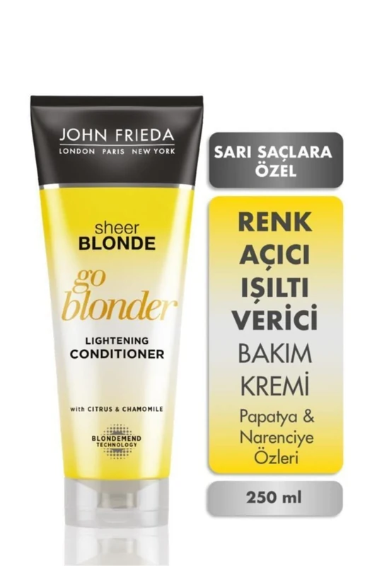 John Frieda Go Blonder Lightening Conditioner for Blonde Hair 250 ml