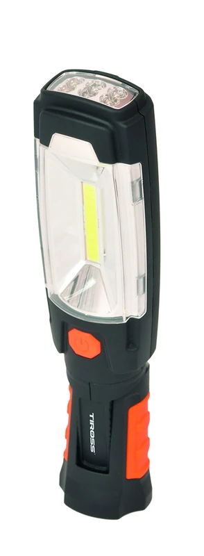 TIROSS TS1108 - 3 Watt COB LED Rechargeable Work Light with Magnet + Hook + 6 LED Hand Light , WorkShop Inspection Lamp