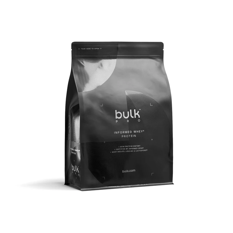 Bulk Informed Whey Protein Isolate Powder, Protein Shake with Added Digestive Enzymes, Chocolate Hazelnut Biscuit, 2.27 kg