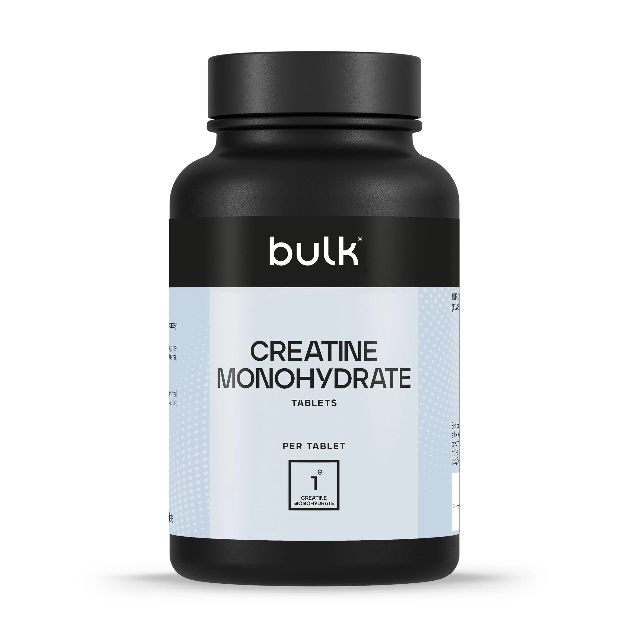 Bulk Creatine Monohydrate Tablets, 1000 mg Per Serving, Pack of 90, 30 Servings, Packaging May Vary