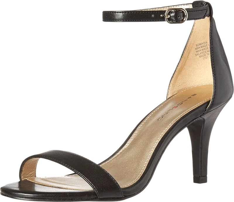 Bandolino Women's Madia Heeled Sandal, Blacksyntheticleather, 5.5 UK