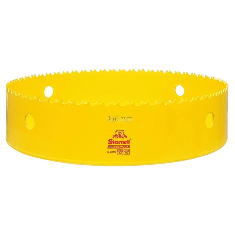 Starrett DCH210M-G HSS Deepcut Holesaw, 210 mm