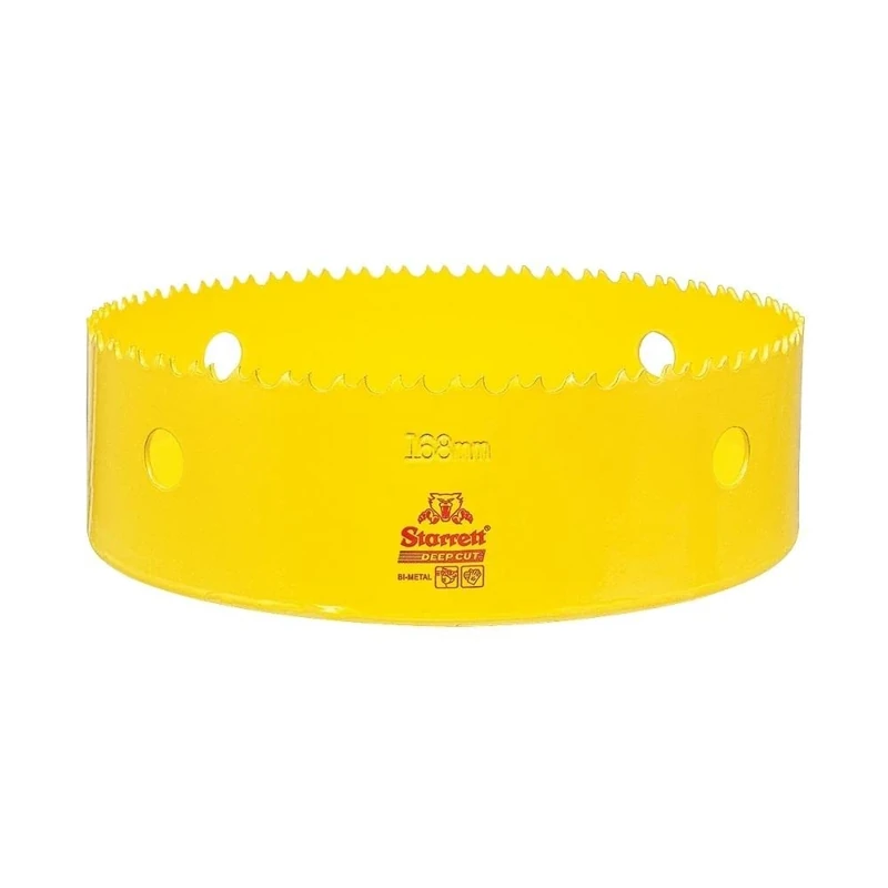 Starrett DCH168 Hole Drill, Yellow, 168 mm