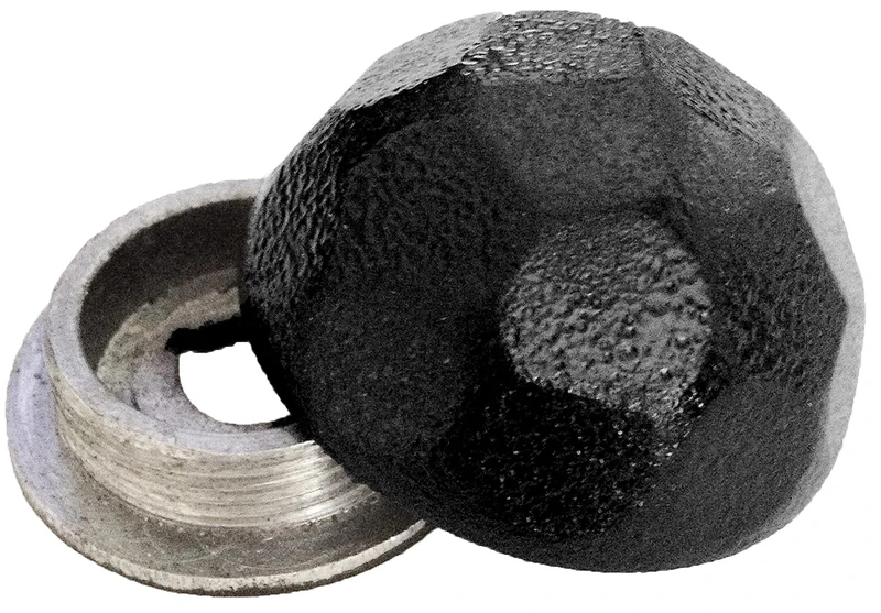 OZCO 56622 1-1/4-inch Hammered Dome Cap Nut, (10 per Pack) - Image 1