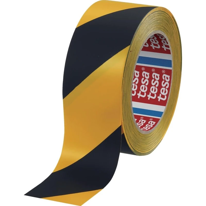 Tesa 4169 Gelb/Schwarz Size 4042448912886 – Warnband 33 MX50 mm