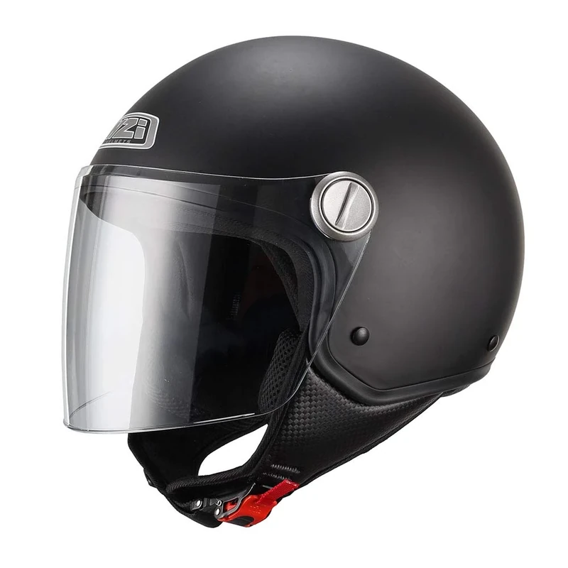 NZI Capital Visor Motorcycle Helmet, Matt Black, 60