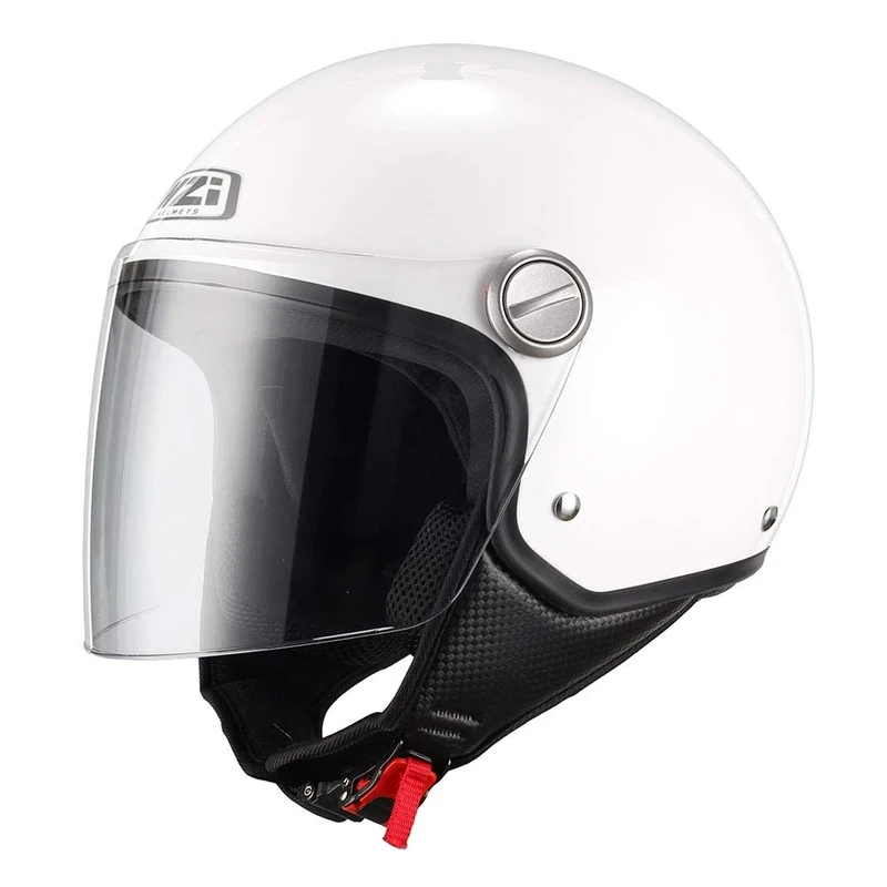 NZI Capital Visor Motorcycle Helmet, White, 54
