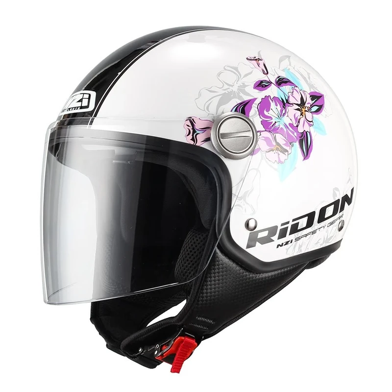 NZI Capital Visor Motorcycle Helmet, Graphics Bloom, 59