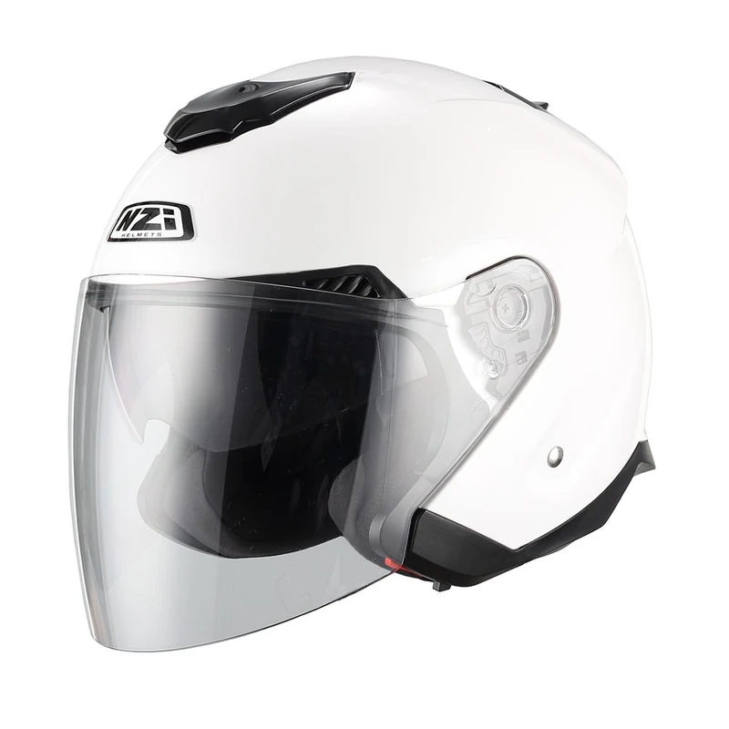 NZI Avenew Motorcycle Helmet, White, 55-56