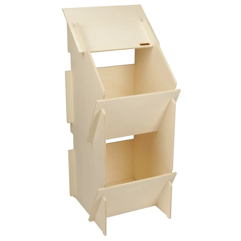 Kerbl 73005 Chicken Laying Nest Made of Wood, unmounted, 30 x 35 x 83 cm