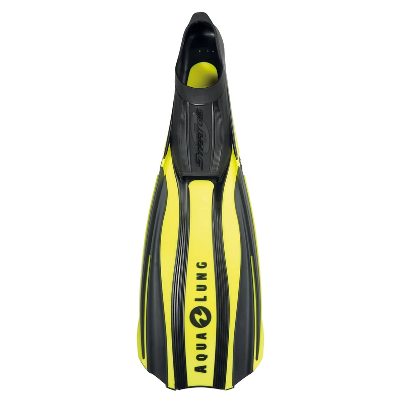 Aqualung STRATOS 3 - Unisex adult scuba diving fin, Footed fins without booties for maximum hydrodynamic performance, grippy soles, excellent grip, ideal for diving