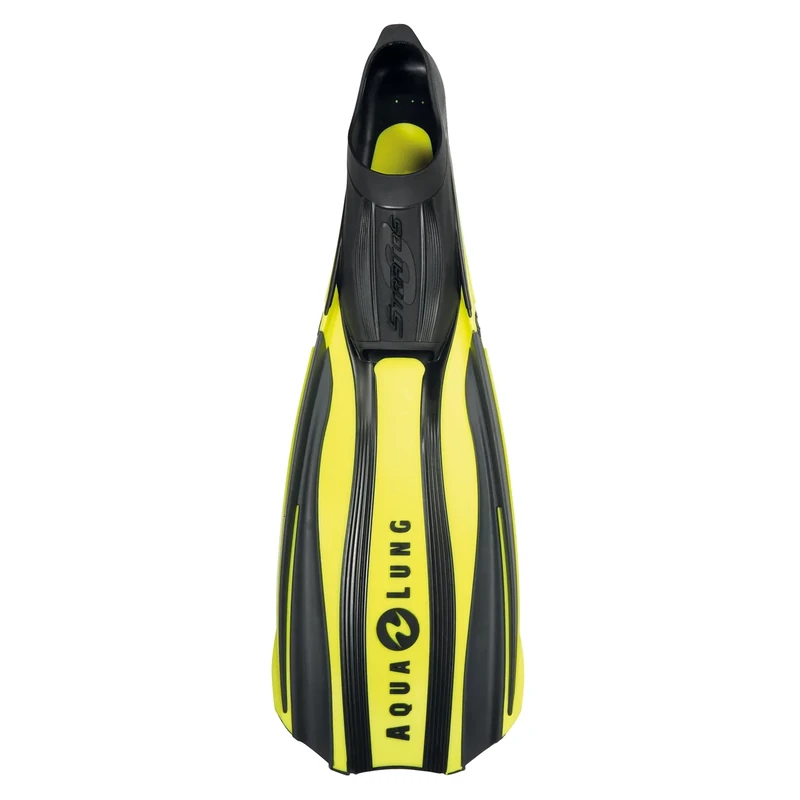 AQUALUNG STRATOS 3 - Unisex adult scuba diving fin, Footed fins without booties for maximum hydrodynamic performance, grippy soles, excellent grip, ideal for diving