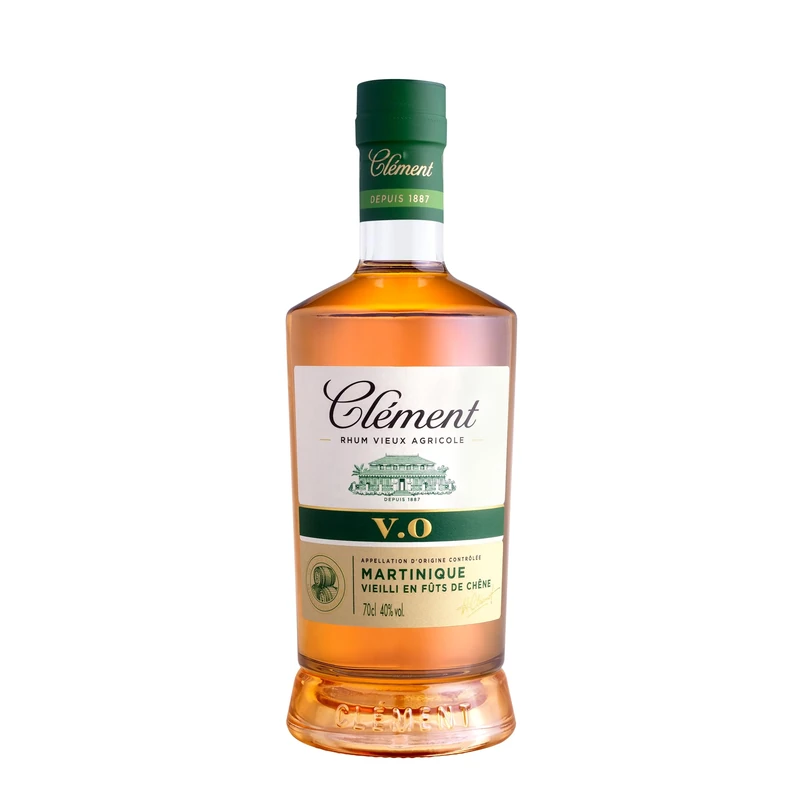 Clement Rhum Clément VO | Very Old Rum AOC Vieux Agricole from Martinique, Great for Sipping Neat or in Cocktails, 40% vol, 70cl