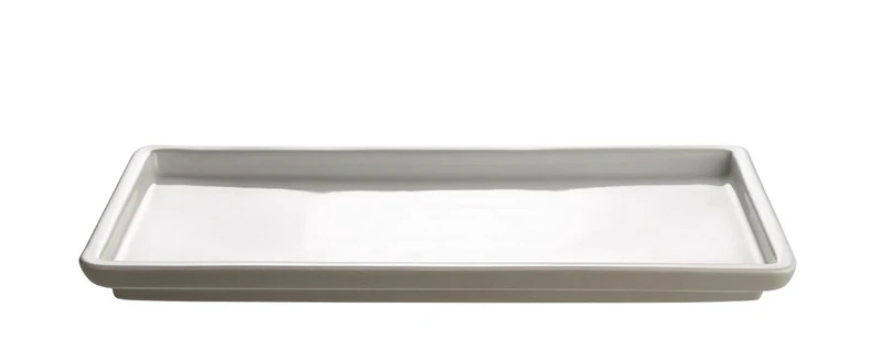 Alessi DC03/22SLG Tonale Serving Plate, Stoneware, Light Grey