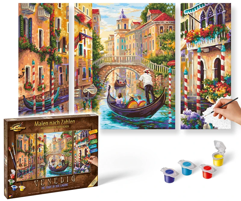 Schipper 609260736 Venice City in The Lagoon Paint By Numbers Board