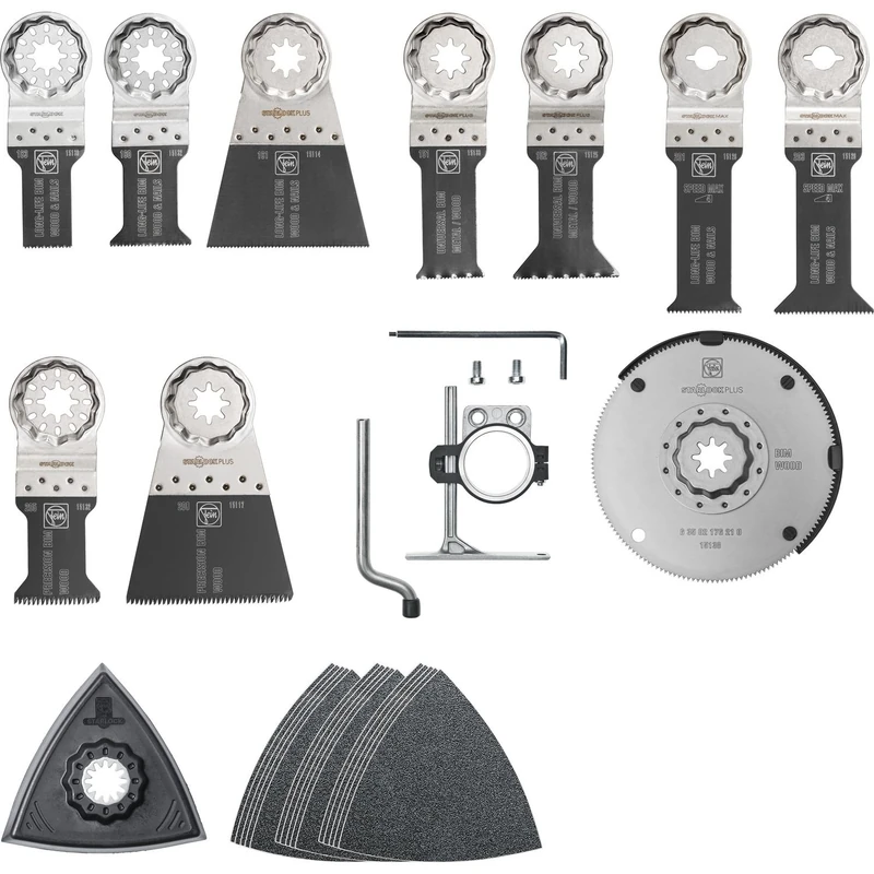 FEIN 35222946010 SLM Interior Work with Wood Accessory Set, 0 V, Multi-Colour