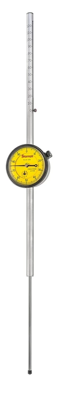 Starrett 25-5081J Dial Indicator, Range: 125mm, Dial Reading: 0-100